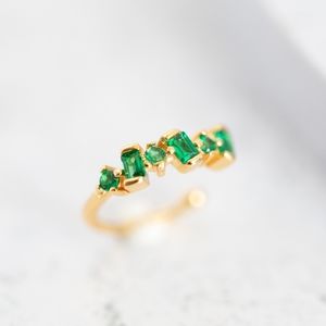 Verde Stone Ear Cuff (S925)